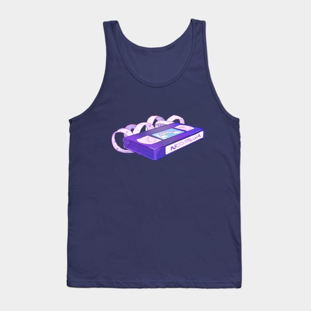 90s Nostalgia Series: VHS Tape Tank Top by paintdust